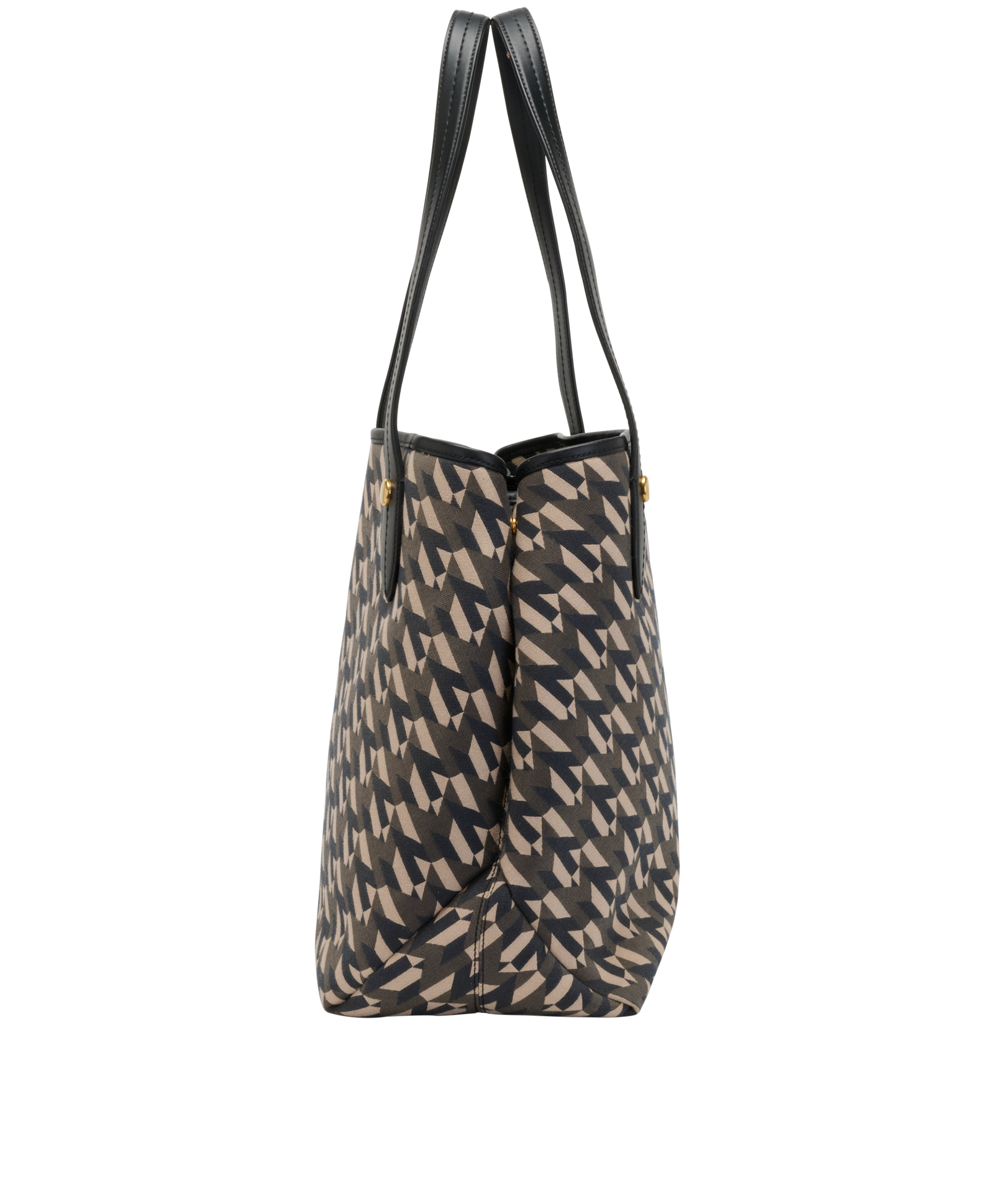 M Collection, &pound;395, Handbags, Black/Cream, Fabric, Side view